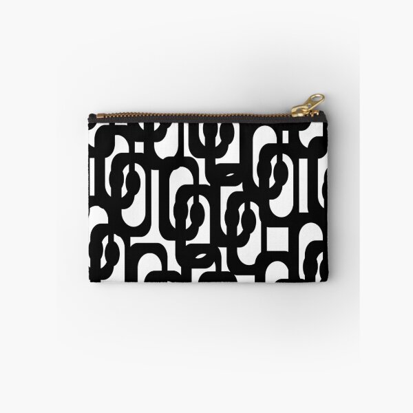 Item preview, Mid-Century Modern Loop Pattern in Black and White designed and sold by kierkegaard.