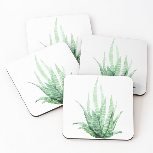 Item preview, Watercolor Aloe Vera designed and sold by Threeleaves.