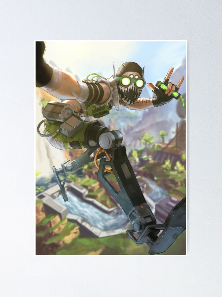 Apex Legends Octane Poster By Lazulizard Redbubble