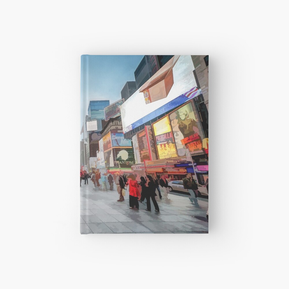 Times Square Sparkle (light pastel) Hardcover Journal