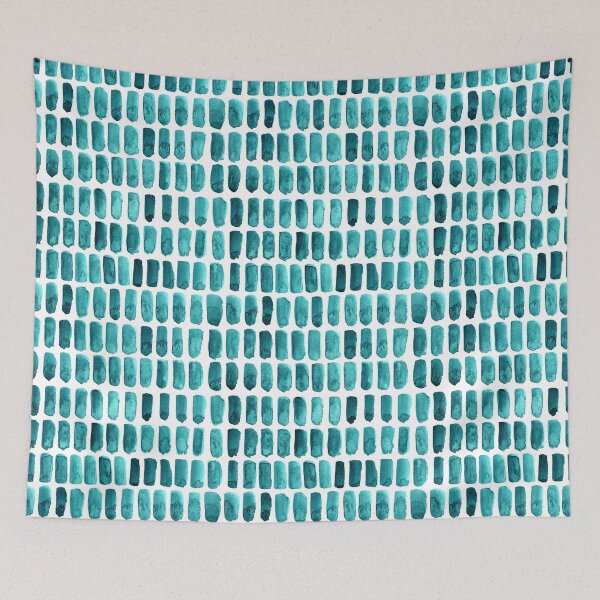 Item preview, Green watercolor brushstrokes designed and sold by KarinaKalina.