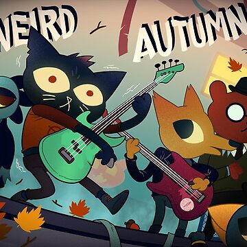 Artwork thumbnail, Night in the woods weird autumn poster HD by Forster31337