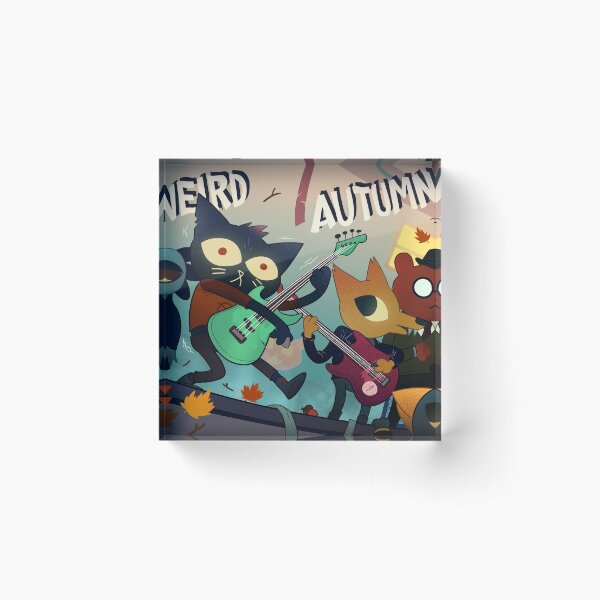 Item preview, Night in the woods weird autumn poster HD designed and sold by Forster31337.
