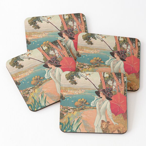 Item preview, Vintage Antibes French Riviera Cote d'Azur ad designed and sold by aapshop.