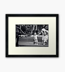 You Saying Something? Framed Print