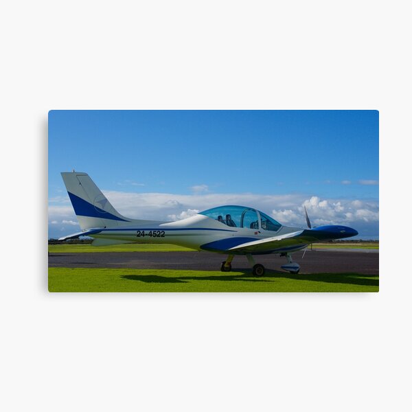 Texan Top Class LSA light aircraft, Tooradin Airport, Australia. Canvas Print