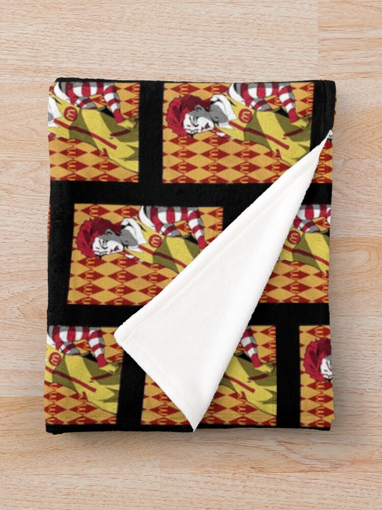 "Ronald McDonald" Throw Blanket for Sale by MangaXai Redbubble