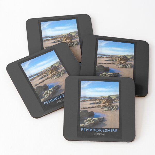Item preview, Pembrokeshire Railway Poster designed and sold by andrewroland.