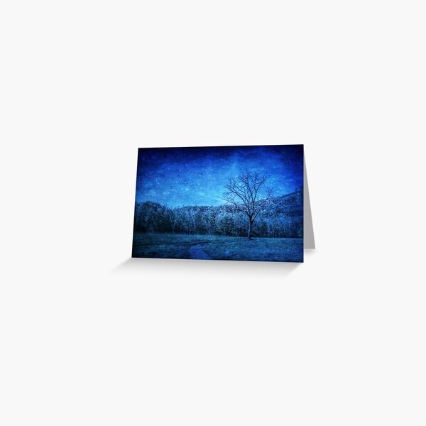 Smoky Mountain Midnight Greeting Card