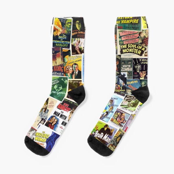 Vintage Horror Socks