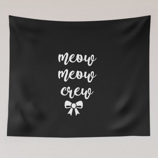 Item preview, meow crew cats litter kitten cat love designed and sold by waldemarriefert.