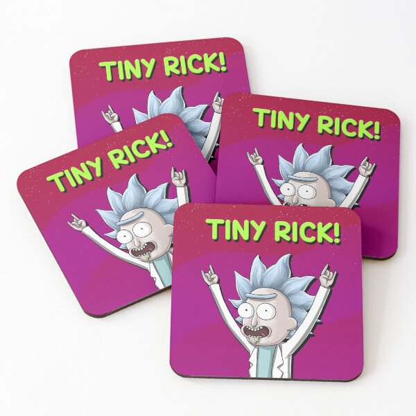 TINY RICK! Coasters (Set of 4)