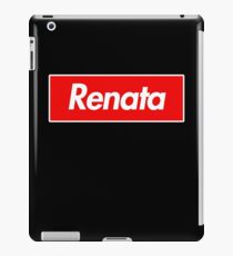 Renata Name Label - Gift For Female Named Renata iPad Case/Skin