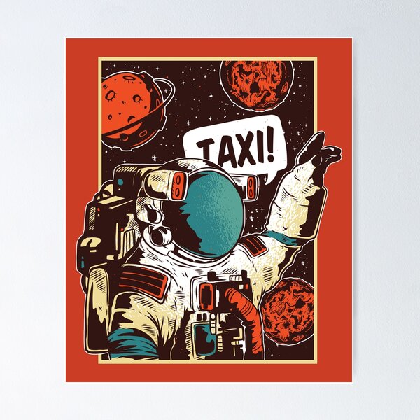 Item preview, Space Ride Taxi  designed and sold by FFelder.