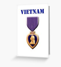 Purple Heart - Vietnam Greeting Card