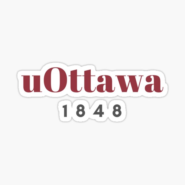 uOttawa 1848 Print Sticker