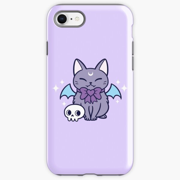 Black Bat Kitten 01 iPhone Tough Case
