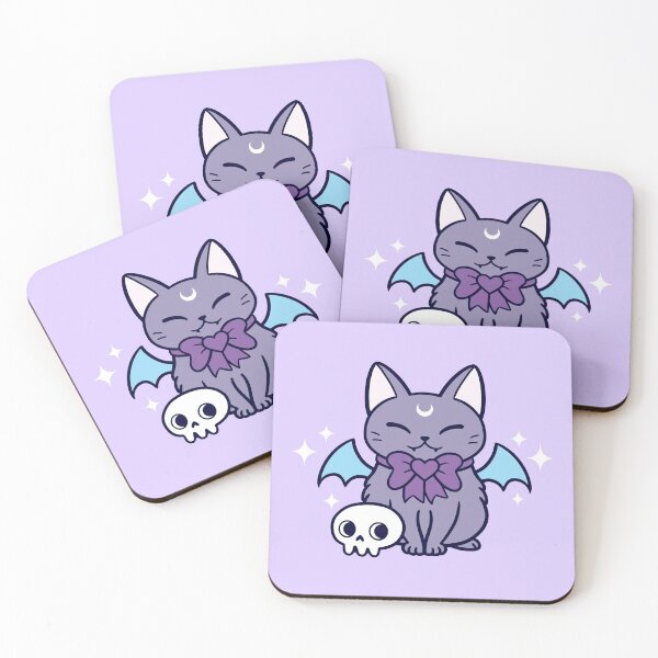 Item preview, Gatito murciélago negro 01 | Nikury designed and sold by nikury.