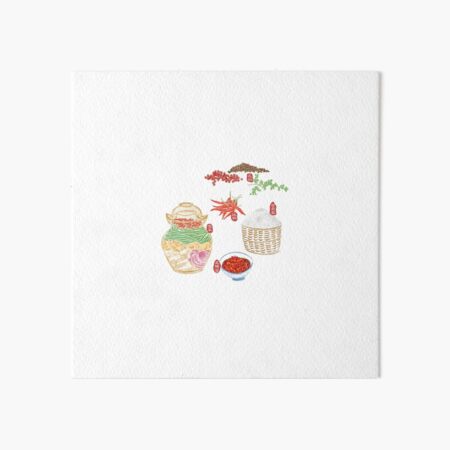 5 key elements of Sichuan cuisine Art Board Print