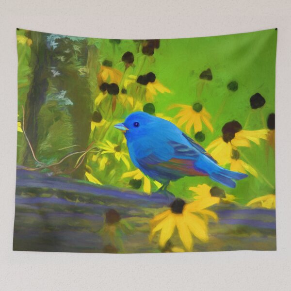 Item preview, Indigo Bunting designed and sold by alpendesigns.