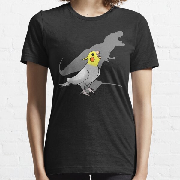 dinosaur shadow - cockatiel 2 Essential T-Shirt