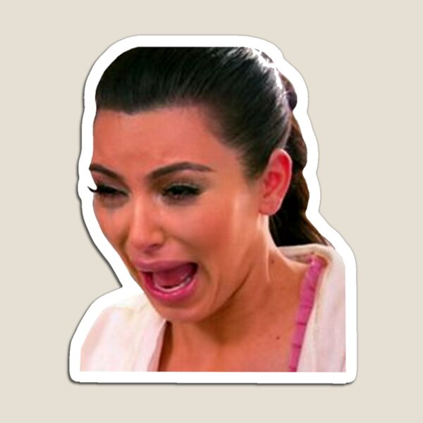 Aperçu de l'œuvre moche pleurer kim meme créée et vendue par Swish & Scribble.