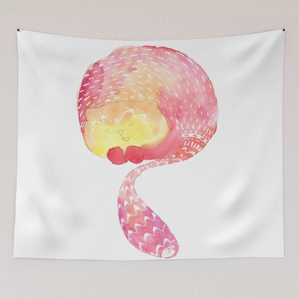 Item preview, Sleeping red Cat designed and sold by alisonsadler.