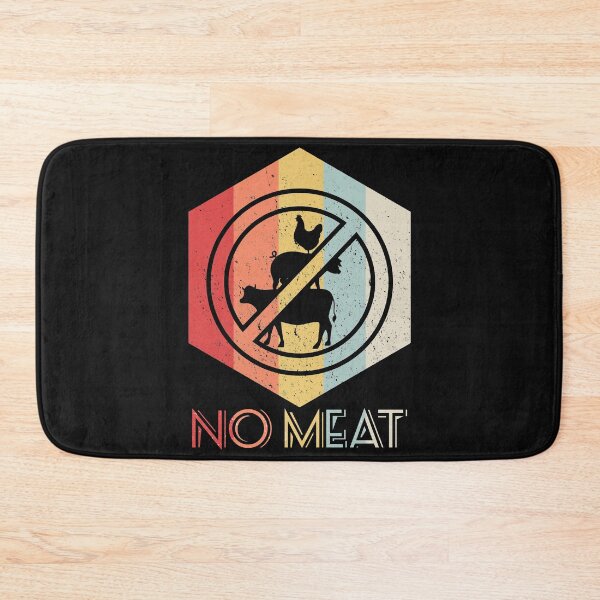 Item preview, Eat no meat meatless live vegetarian or vegan gift designed and sold by NeXore.