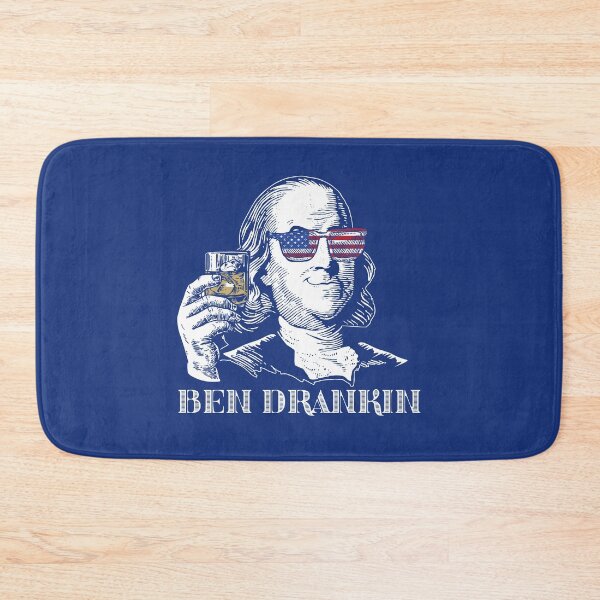 Item preview, Cheers from Ben Drankin drinking whiskey funny 4th of July American flag sunglasses designed and sold by alenaz.