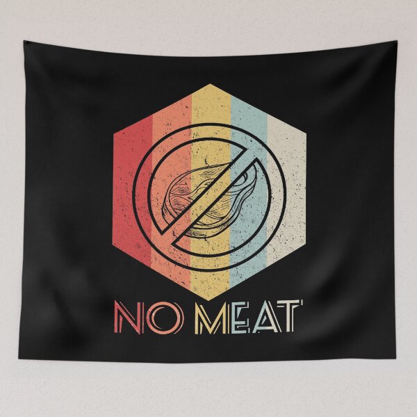 Item preview, No meat meat-free meatless live vegetarian or vegan gift designed and sold by NeXore.