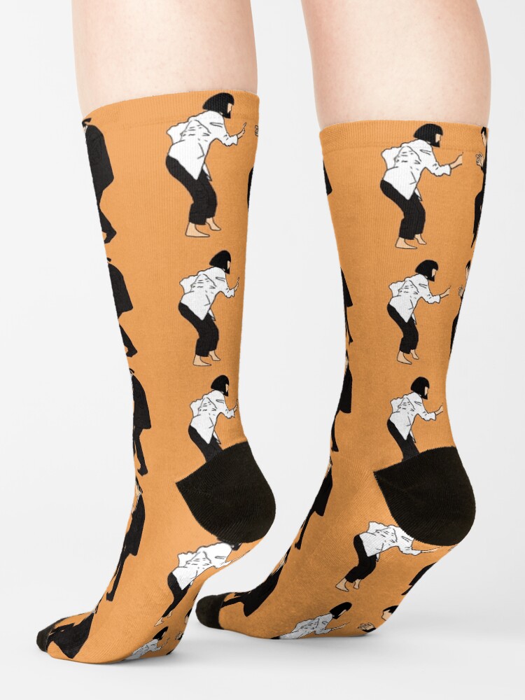 Chaussettes for Sale avec l uvre Pulp Fiction Scene de danse de l artiste Lily Turner Redbubble