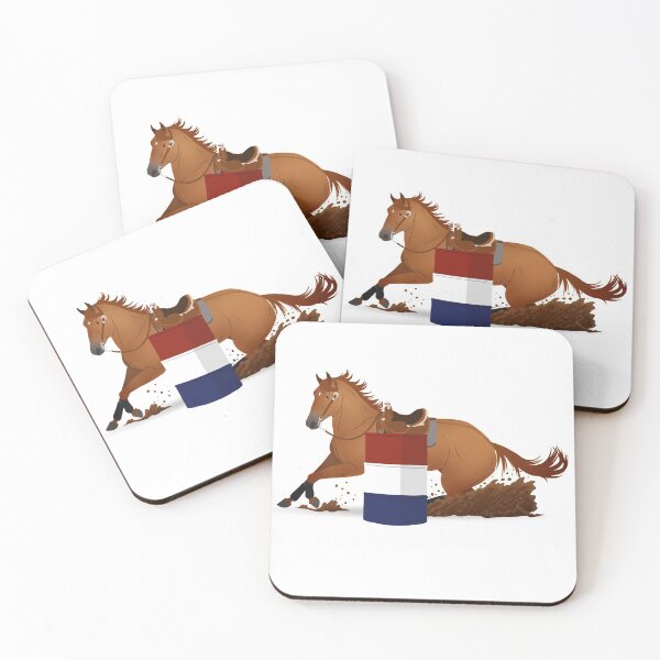 Item preview, Barrel Racing Cartoon - Equine Rampaige designed and sold by equinerampaige.