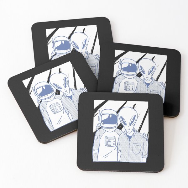 Item preview, Alien astronaut friendship designed and sold by DerSenat.