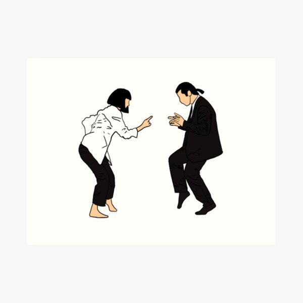 pulp fiction dance art