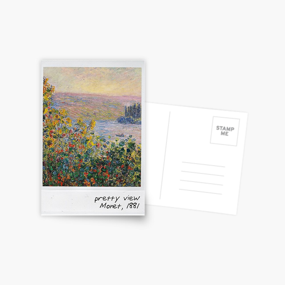 monet - pretty view Postcard