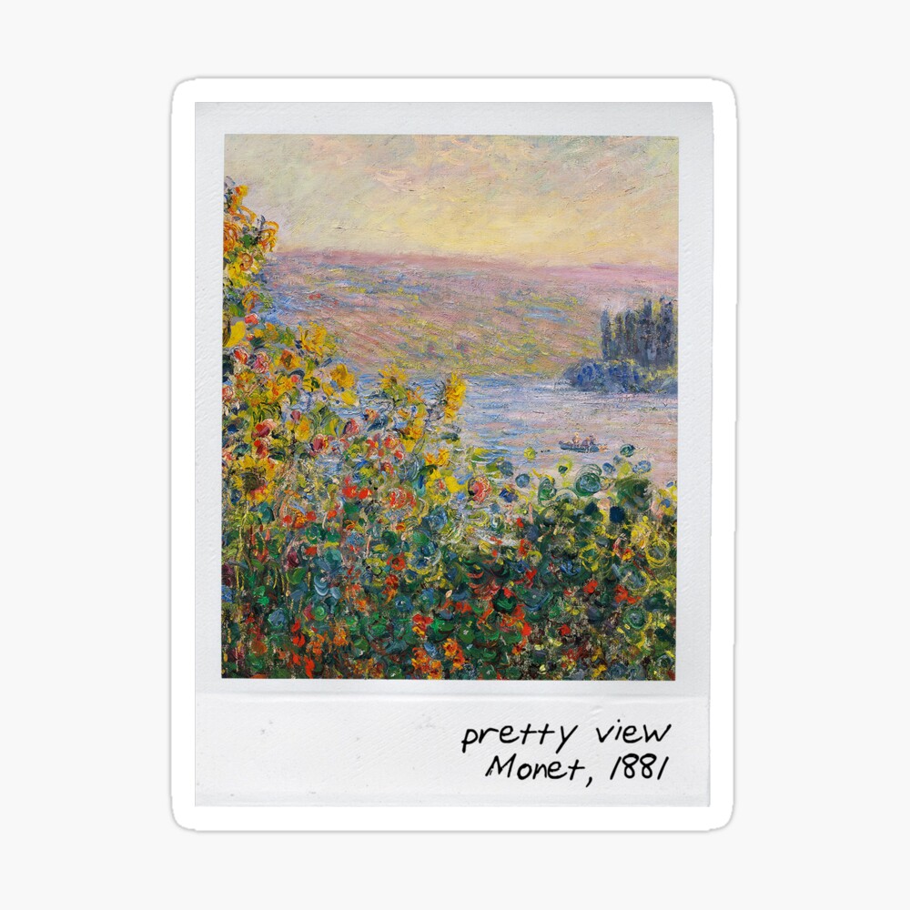 Grußkarte for Sale mit Monet - schöne Aussicht von pripple | Redbubble