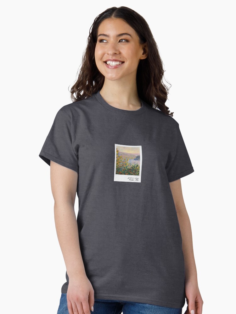 Imagen 2 de 7, Camiseta clásica con la obra monet - bonita vista, diseñada y vendida por pripple.
