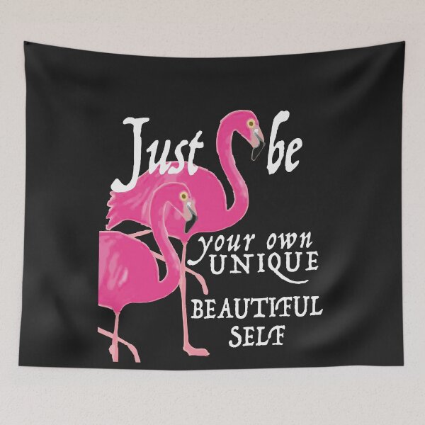 Item preview, Flamingo Just be your own unique beautiful self designed and sold by tarek25.