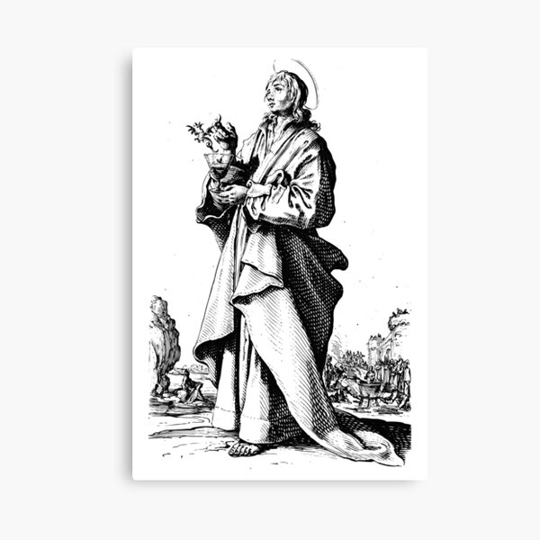 Saint John the Evangelist - Jacques Callot Canvas Print