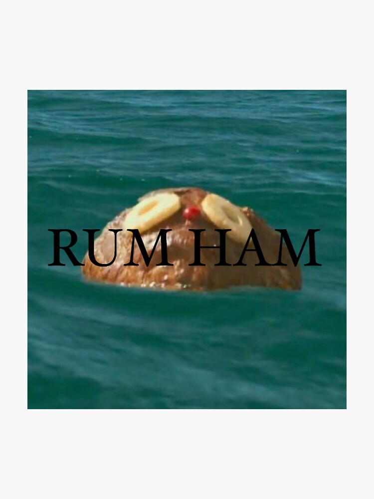 "It’s Always Sunny Rum Ham" Sticker for Sale by nikkitaylorr Redbubble