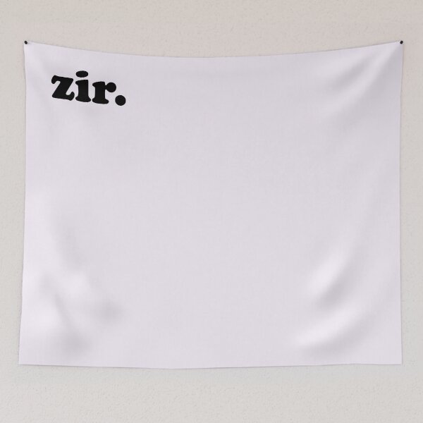 Item preview, Pronoun Shirts - Zir - Black designed and sold by Repealist.