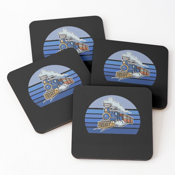 Item preview, Blue Retro Train designed and sold by Whynot123.