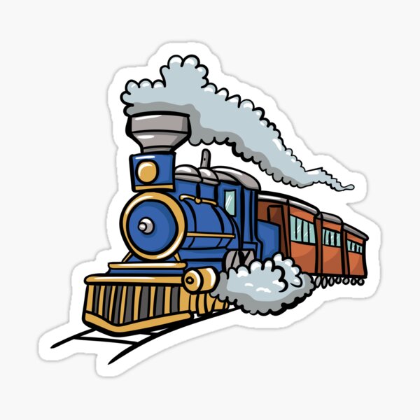 Train Railroad Sticker