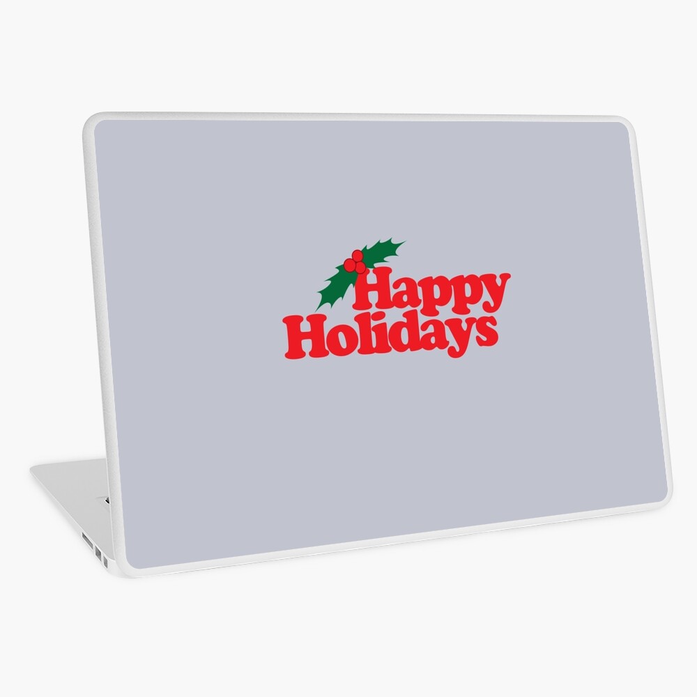Happy Holidays Laptop Folie