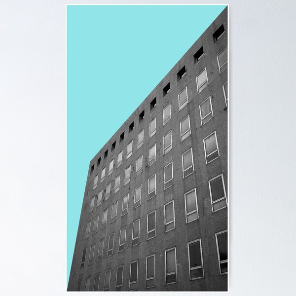 Urban Collection - light blue Poster