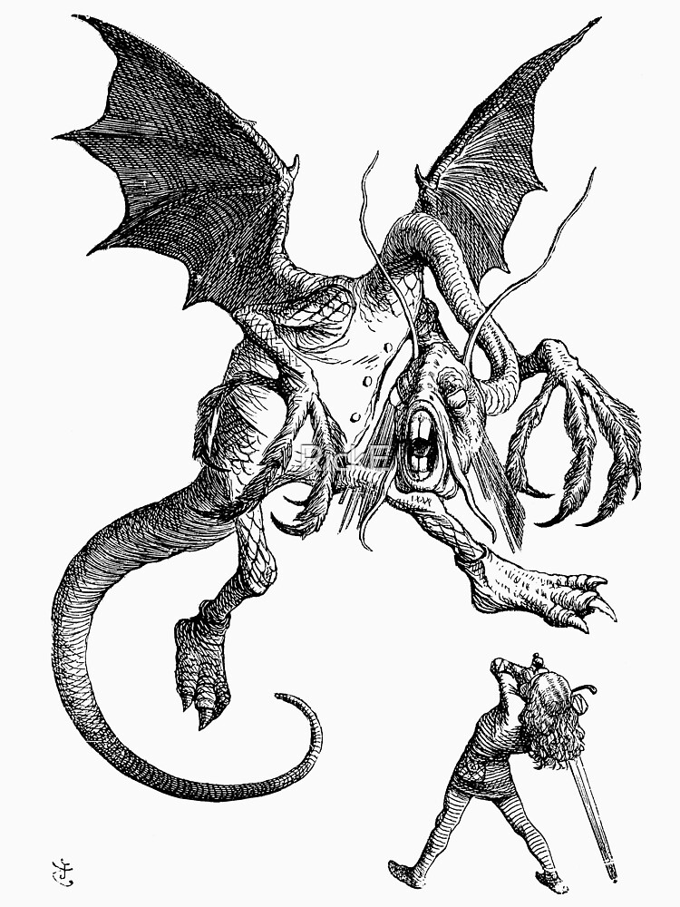 Алиса в стране чудес дракон бармаглот. Бармаглот и дома. Бармаглот алиса. Брандашмыг льюис кэрролл. Алиса в стране чудес бармаглот.