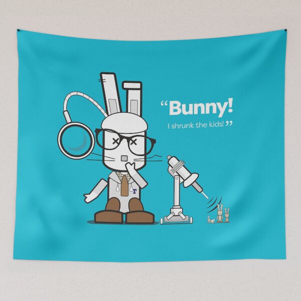 Item preview, "Bunny! I shrunk the kids!" designed and sold by godgeeki.