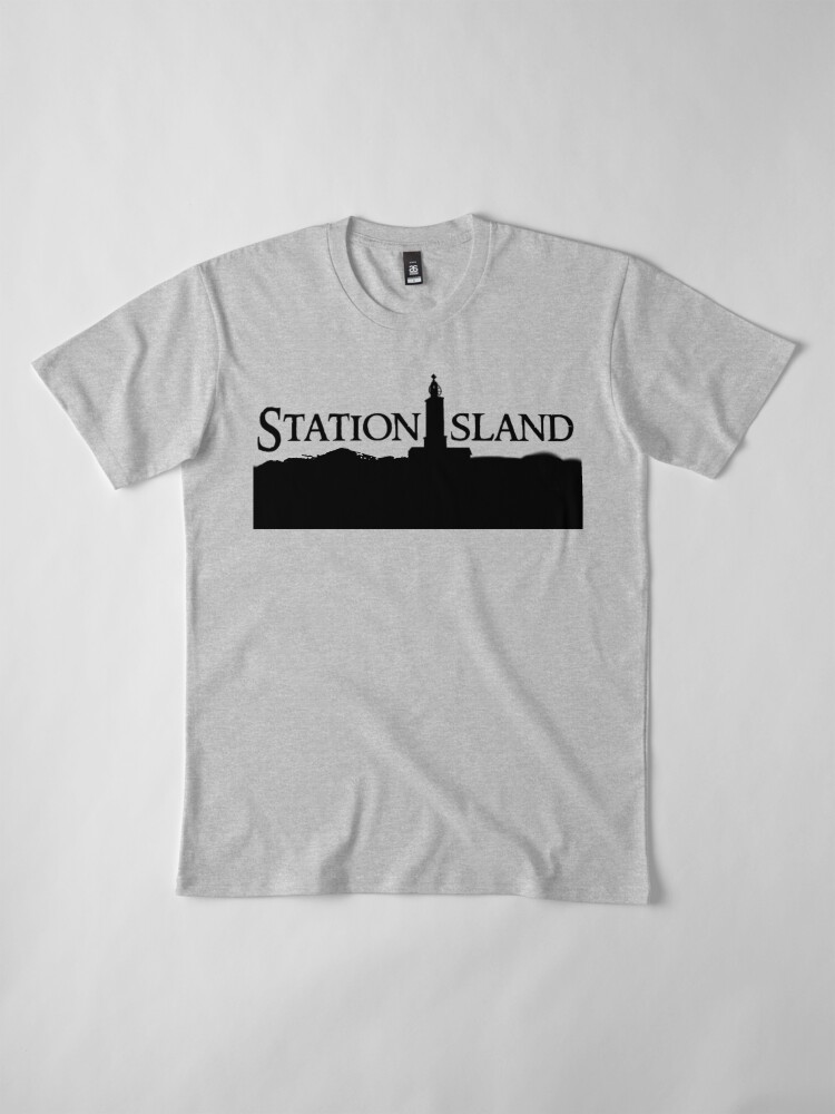 Alternate view of Station Island - Logo Black Premium T-Shirt