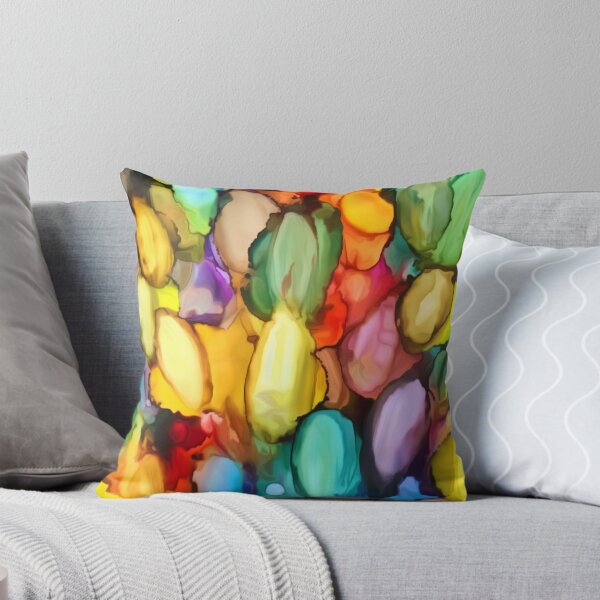 Vibrant Vianne Throw Pillow