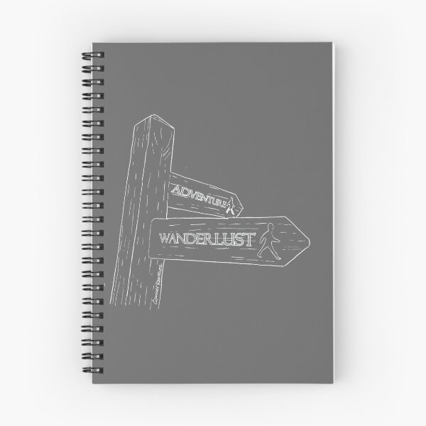Item preview, Wanderlust / Adventure Signpost - White designed and sold by quirkyrambler.